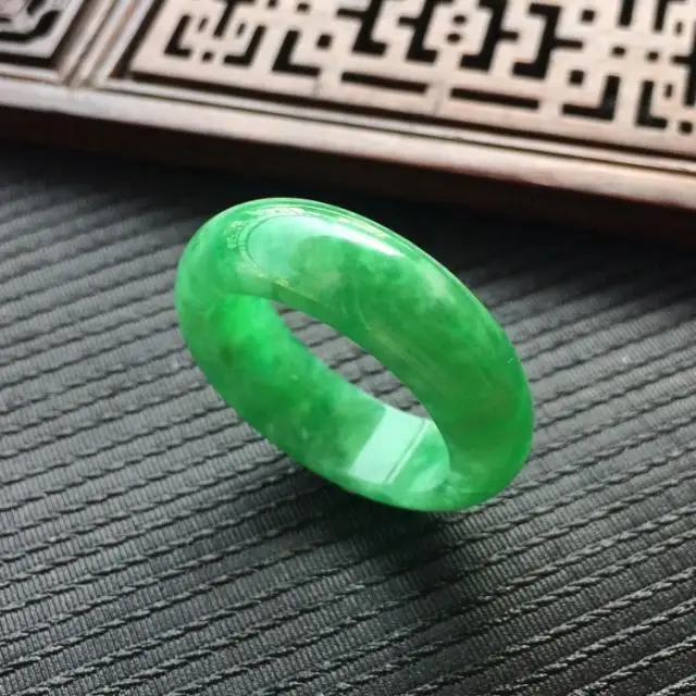 남녀공용 천연 녹색 옥 반지, 옥 부적 패션, 중국 매 - Men'S Fashion Rings 리뷰 및 가격