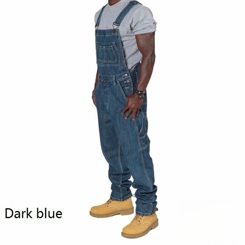 남성용 데님 데미지 오버올, 멜빵이 있는 패션 롱 팬츠 - Men'S Fashion Overalls 리뷰 및 가격