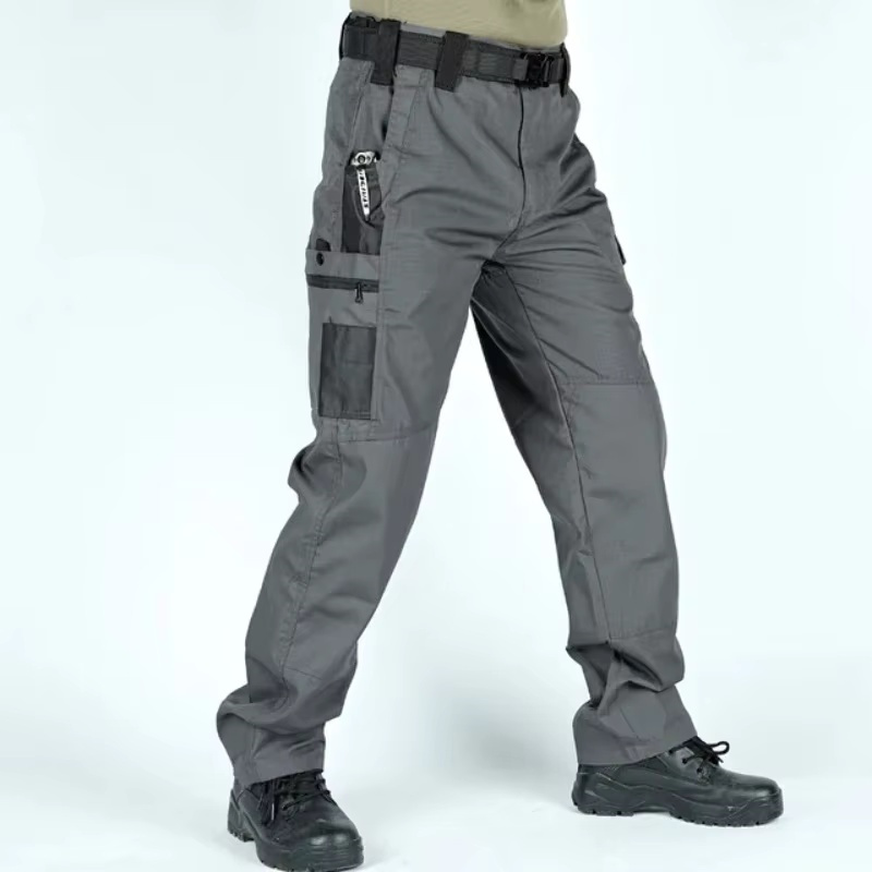 멀티 포켓 남성용 전술 캐주얼 카고 바지 아웃도어 하이 - Men'S Fashion Overalls 리뷰 및 가격