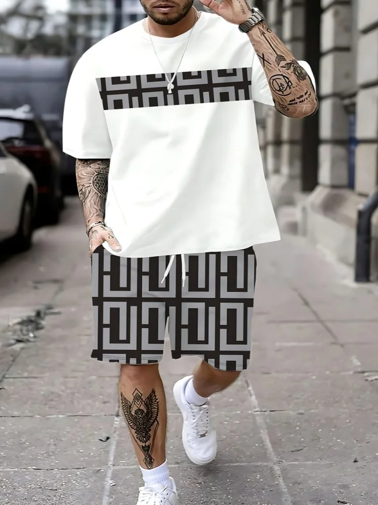 통기성이 좋고 캐주얼한 패션 3D 프린팅이 적용된 여름 - Men'S Fashion Clothing 리뷰 및 가격