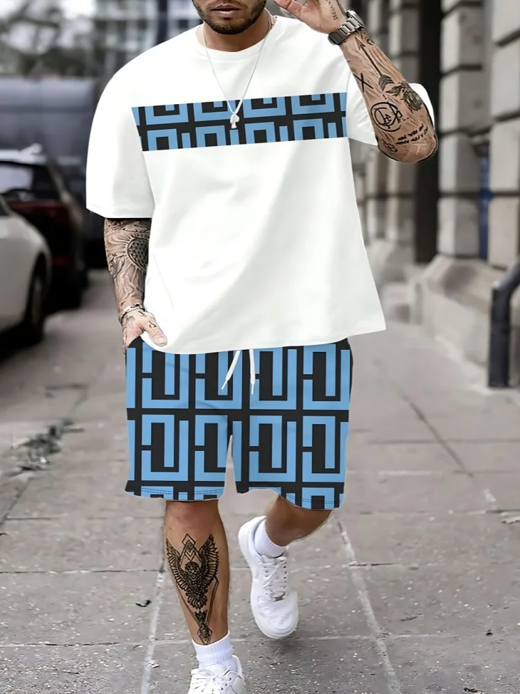 통기성이 좋고 캐주얼한 패션 3D 프린팅이 적용된 여름 - Men'S Fashion Clothing 리뷰 및 가격