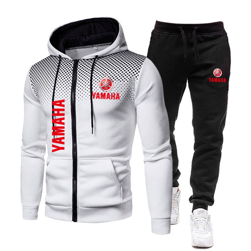 야마하 남성 세트 로고 프린트 봄 유행 캐주얼 야외용  - Mens Fashion Zip Up 리뷰 및 가격