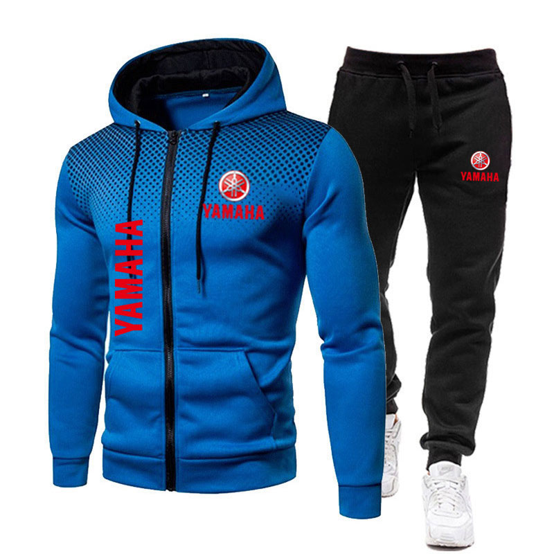 야마하 남성 세트 로고 프린트 봄 유행 캐주얼 야외용  - Mens Fashion Zip Up 리뷰 및 가격