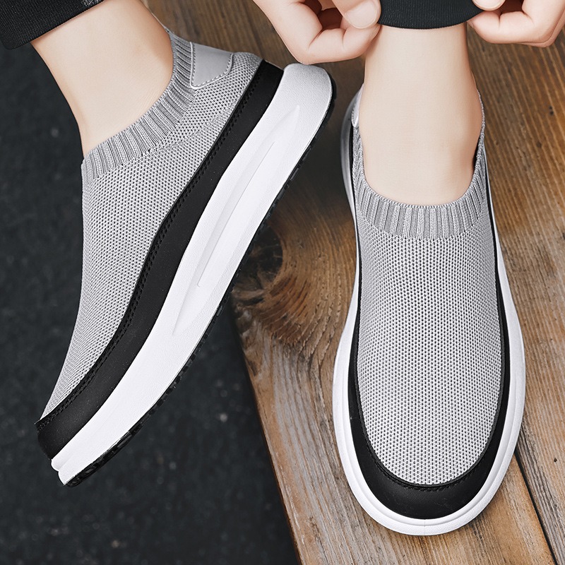 2025 신상 남성 신발 통기성 메쉬 캔버스화 패션 탄 - Men'S Fashion Running Shoes 리뷰 및 가격