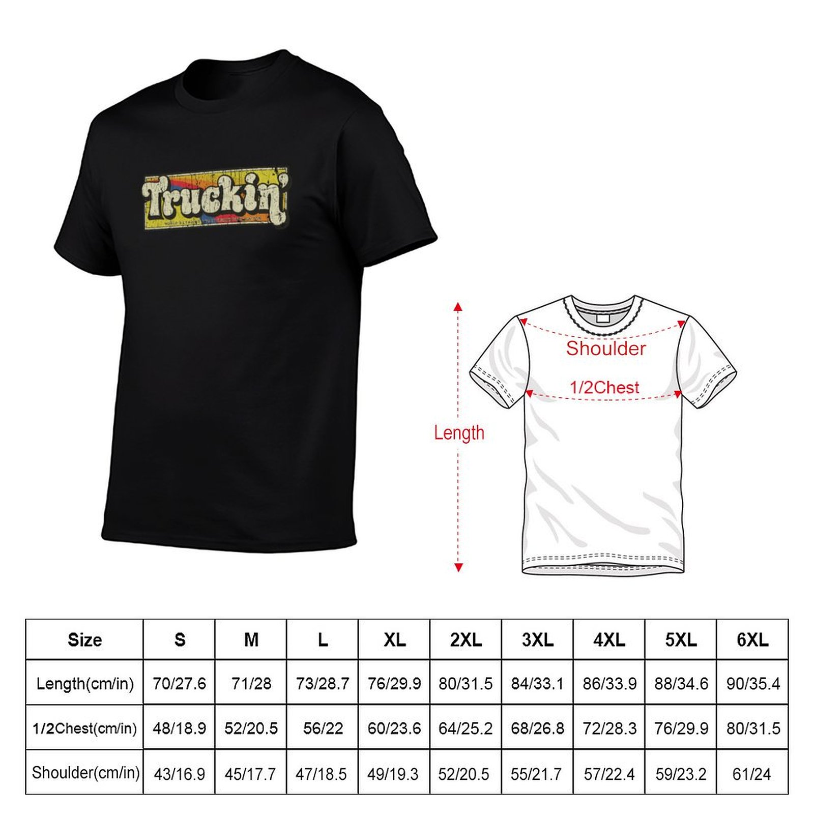 Truckin' Magazine 1975 남성용 티셔츠 - Mens Fashion Magazines 리뷰 및 가격