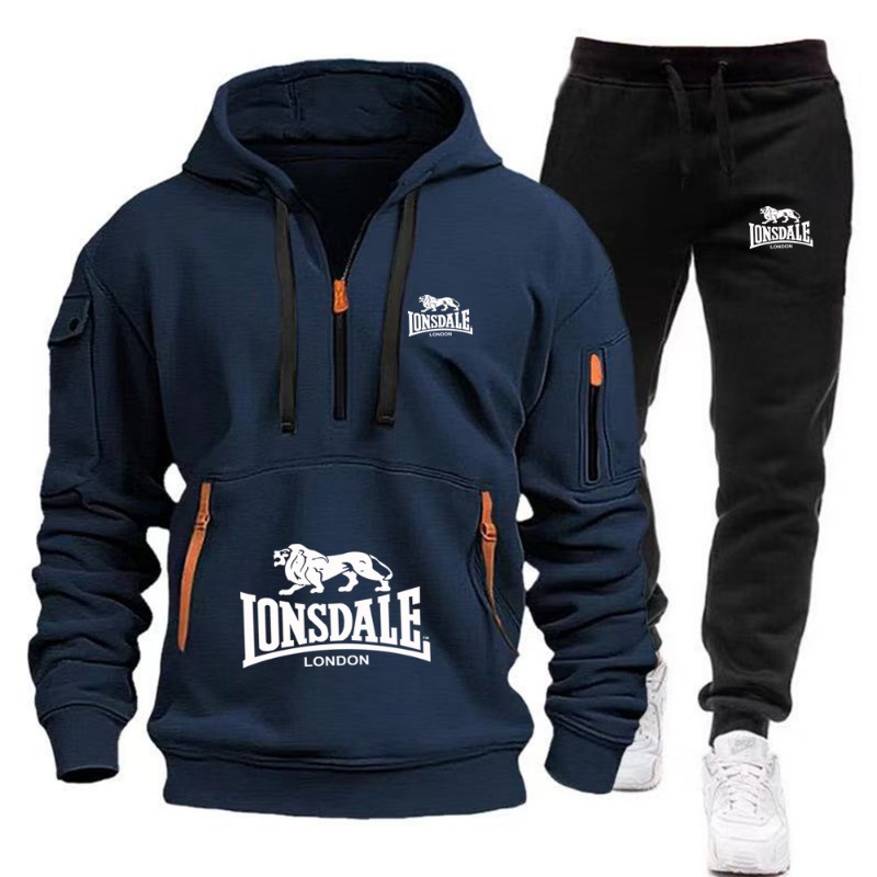 LONSDALE 남성용 캥거루 포켓 후디 세트 2026 - Mens Fashion Zip Up 리뷰 및 가격