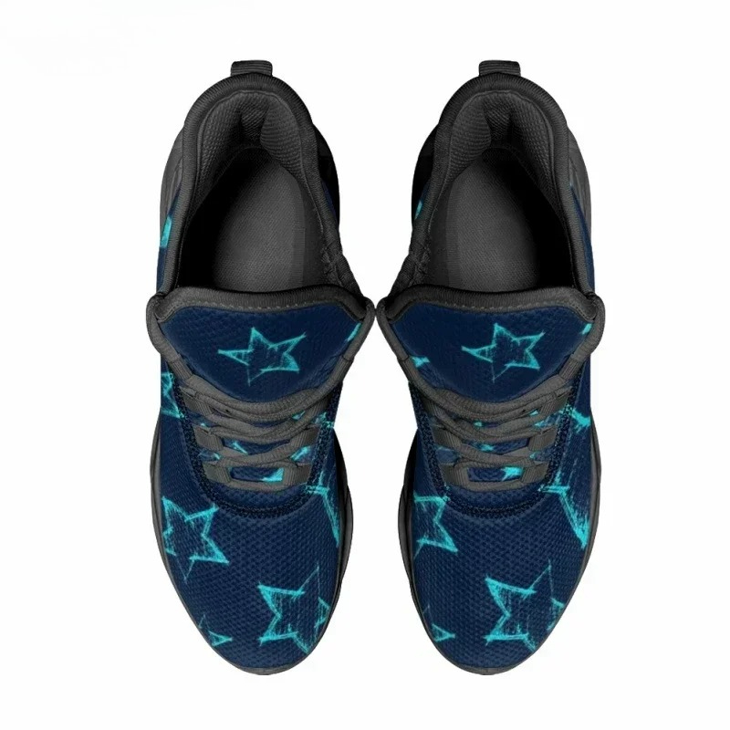 스트리트 패션 플랫 슈즈 스타 패턴 디자인 캐주얼 슈즈 - Men'S Fashion Running Shoes 리뷰 및 가격