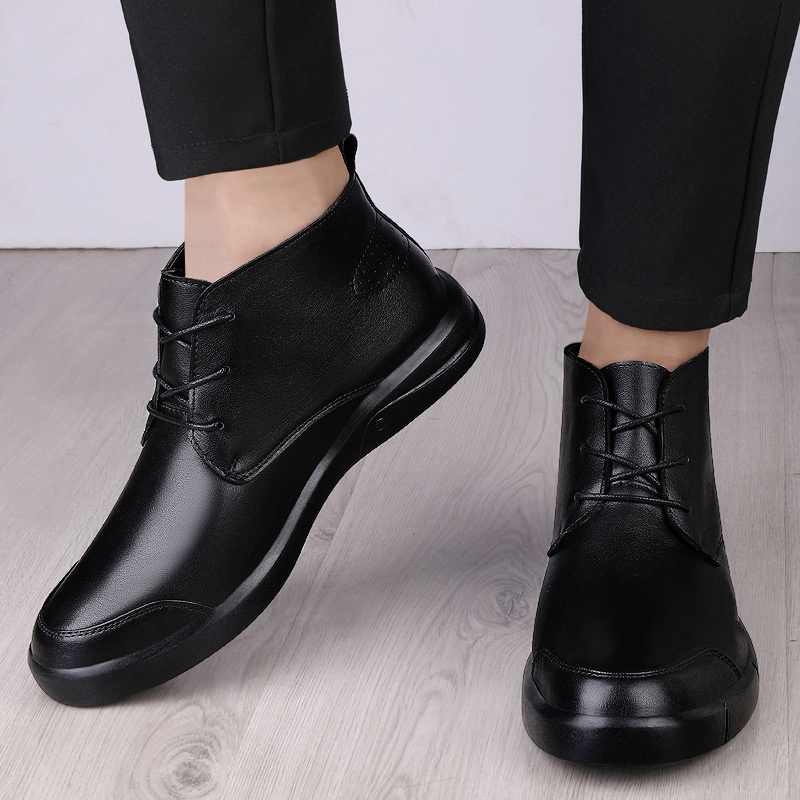유명 명품 앵클 부츠 고품질 남성 신발 정품 가죽 캐주 - Mens Fashion Dress Shoes 리뷰 및 가격