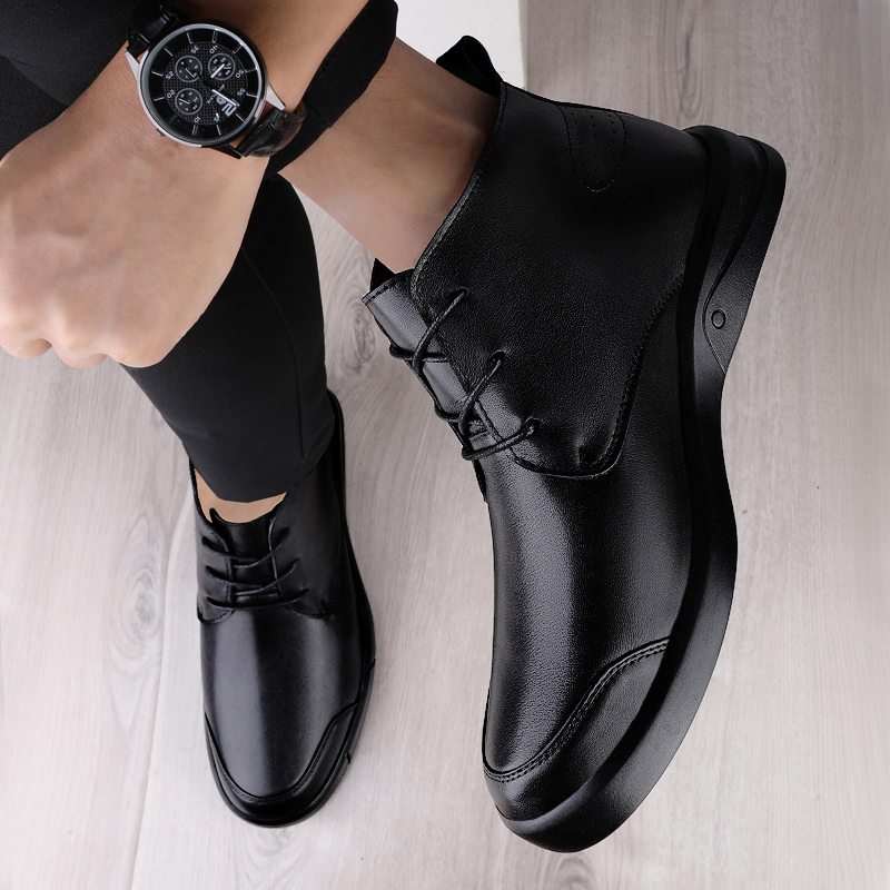 유명 명품 앵클 부츠 고품질 남성 신발 정품 가죽 캐주 - Mens Fashion Dress Shoes 리뷰 및 가격
