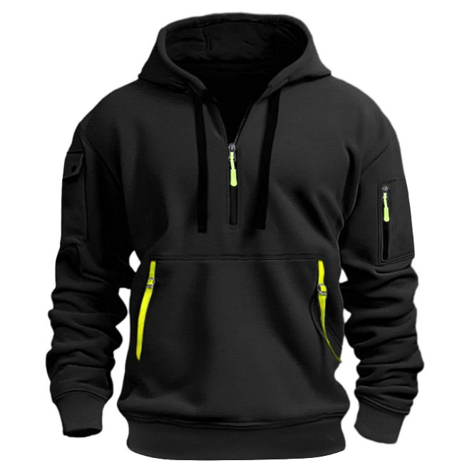 남성 캐주얼 스포츠 후드티 봄 가을 패션 단색 긴팔 풀 - Men'S Fashion Zipper Hoodie 리뷰 및 가격