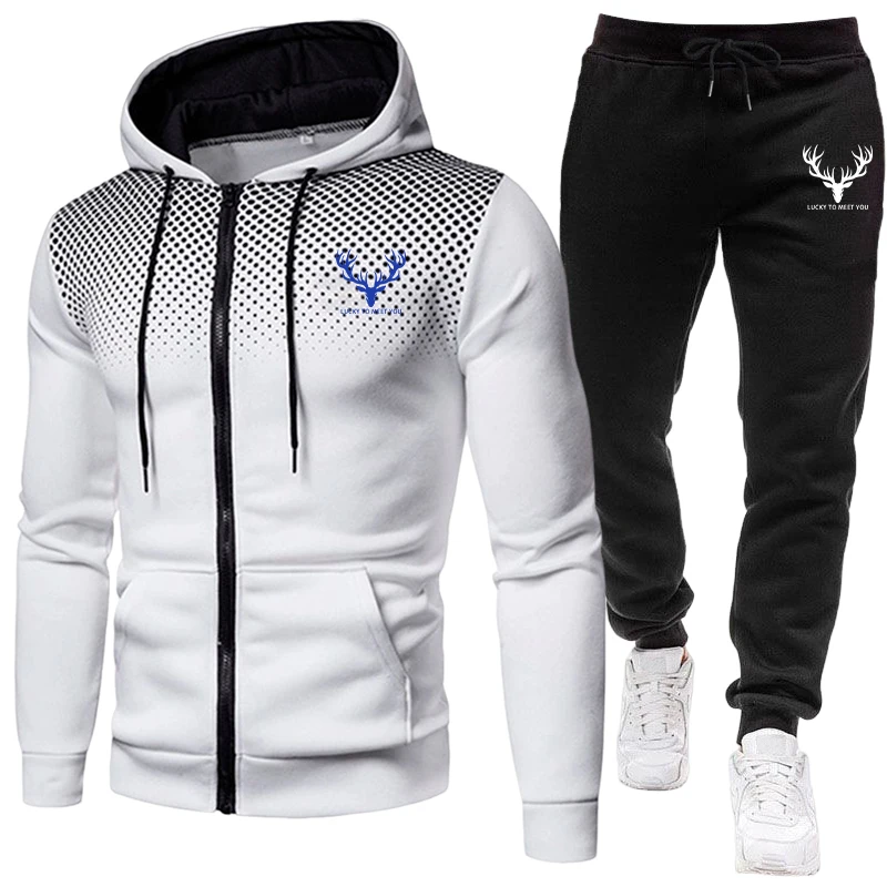 2026 신상 남성 세트 지퍼 후드티와 블랙 스웨트팬츠 - Men'S Fashion Zipper Hoodie 리뷰 및 가격