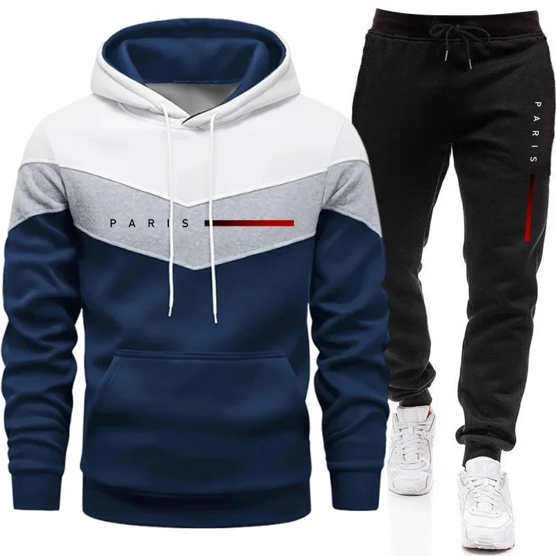 파리 패션 남성 후드티 세트 데일리 캐주얼 스포츠 후드 - Mens Fashion Suits 리뷰 및 가격