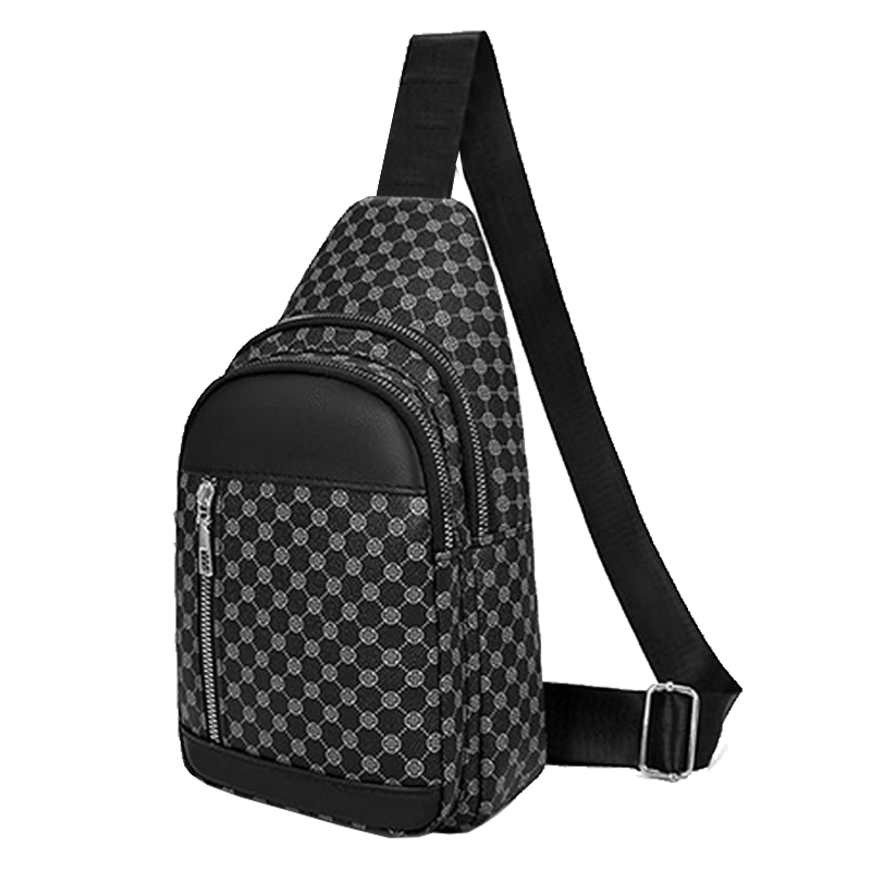 패치워크 도트 디자인의 중성 스타일 기능성 체스트 백, - Men'S Fashion Bag 리뷰 및 가격