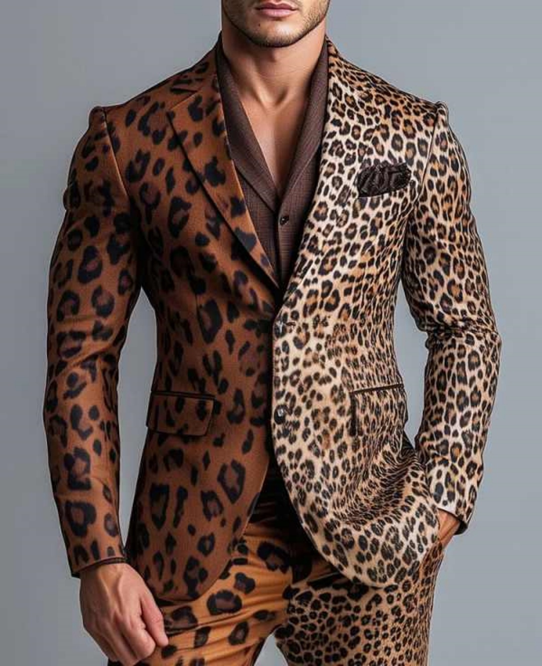 남성용 패션 투피스 수트 레오파드 자켓 턱시도 정장 파 - Mens Fashion Blazer 리뷰 및 가격